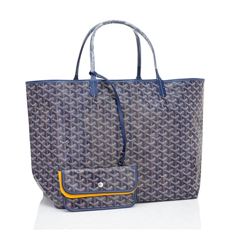 blue goyard tote|navy blue goyard tote.